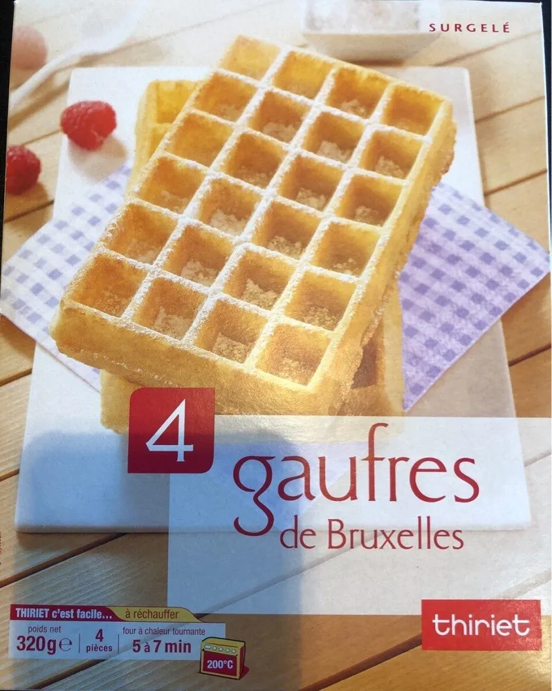 Gaufres de bruxelles