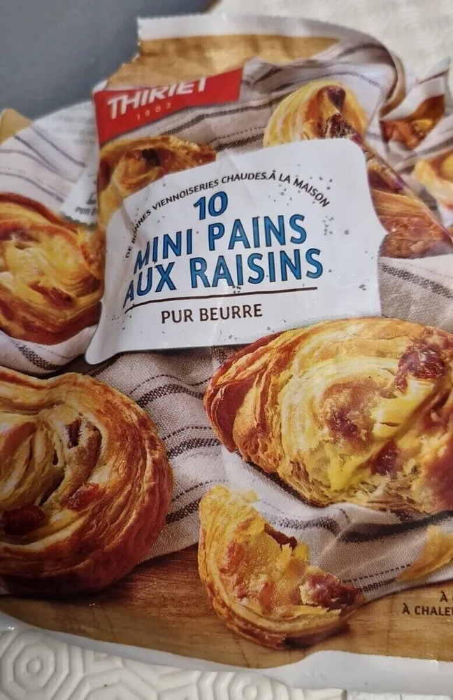 Mini pains au raisins