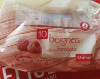 Beignets fourrés à la framboise