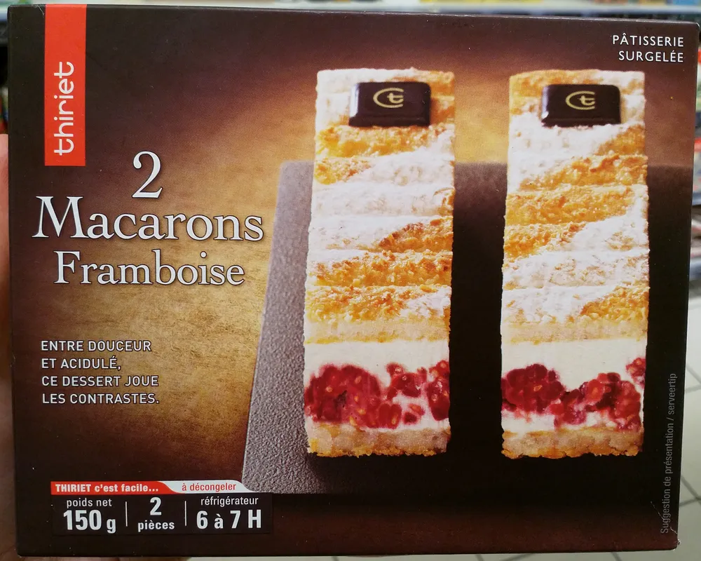 2 Macarons framboise