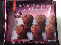 9 MINI FONDANT CHOCOLAT 180G