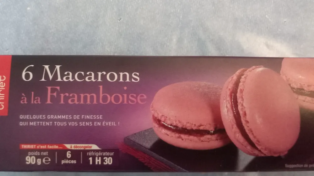 Macarons à la framboise