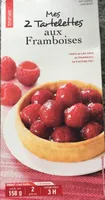 2 tartelettes aux framboises