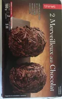 2 Merveilleux au chocolat