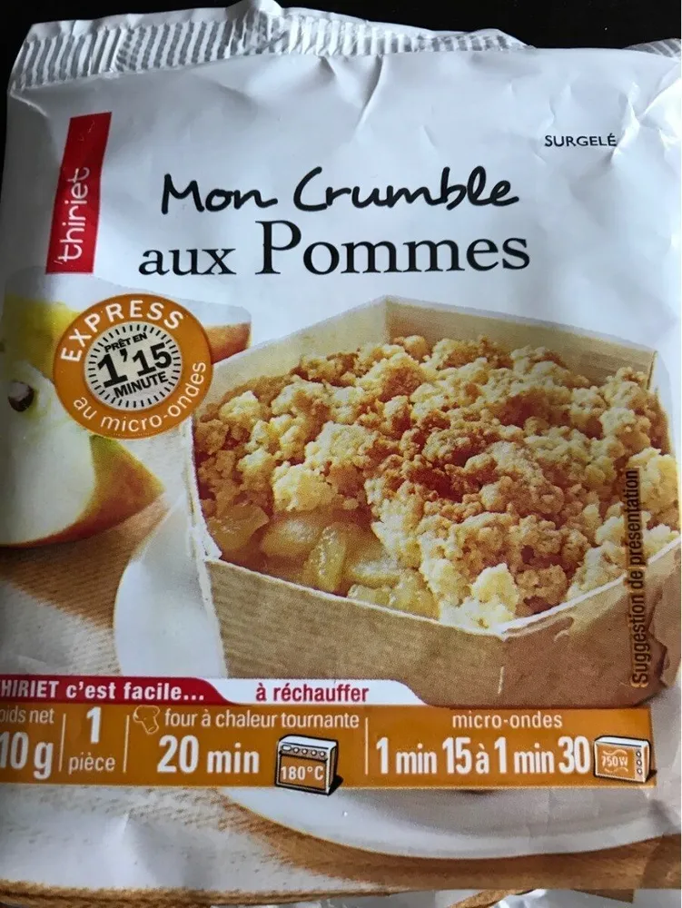 Mon Crumble aux pommes