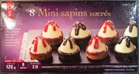 8 mini sapins sucrés