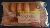 Beignets fourrés parfum Chocolat noisette