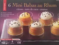 6 Mini Babas au Rhum