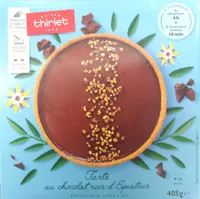 Tarte au chocolat noir d'Équateur
