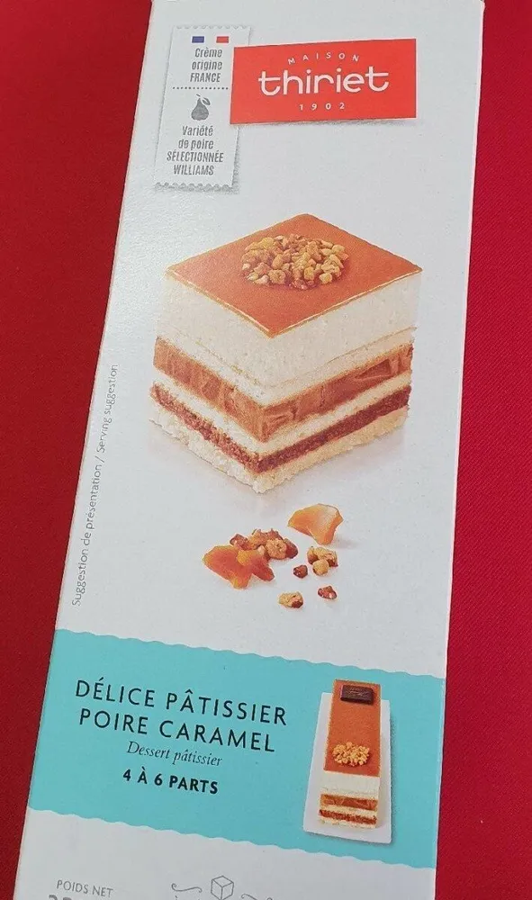 Délice patissier poire caramel