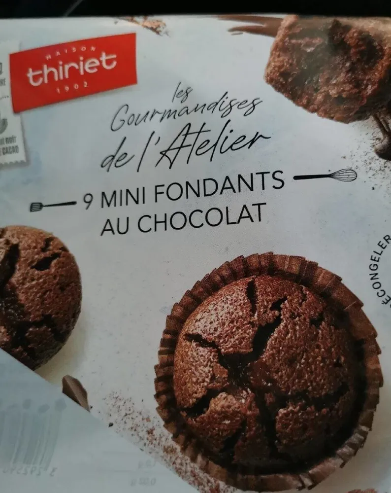 9 mini fondants au chocolat