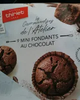 9 mini fondants au chocolat