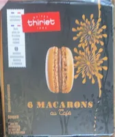 6 macarons au cafe