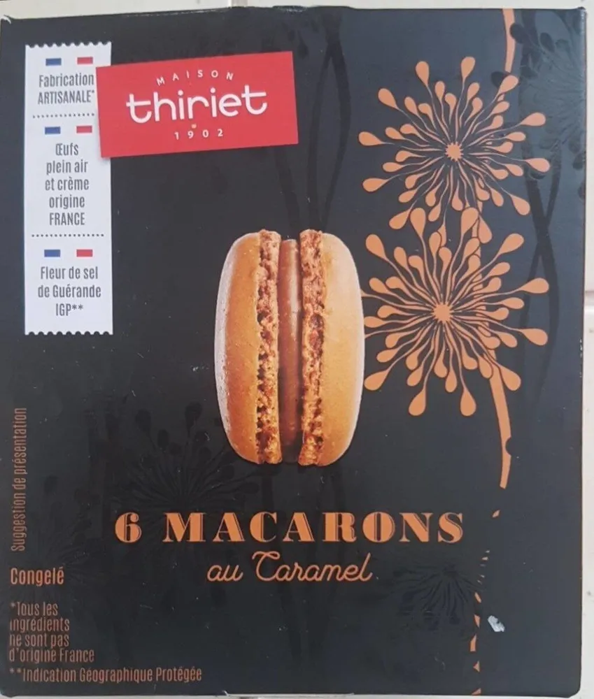 Macarons au caramel