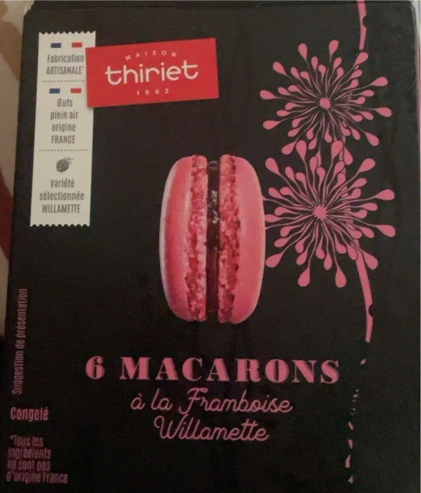 Macarons a la framboise