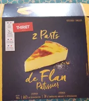 2 parts de Flan Pâtissier