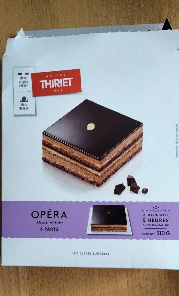 Dessert pâtissier Opéra