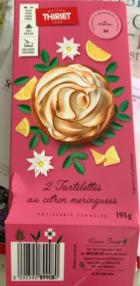 Tartelettes citron meringuées