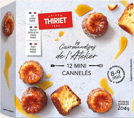 12 Mini cannelés