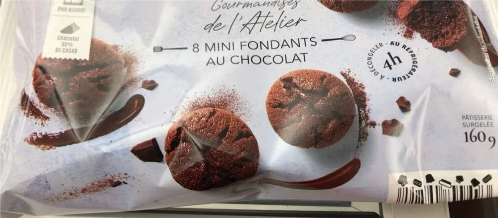 8 MINI FONDANTS AU CHOCOLAT