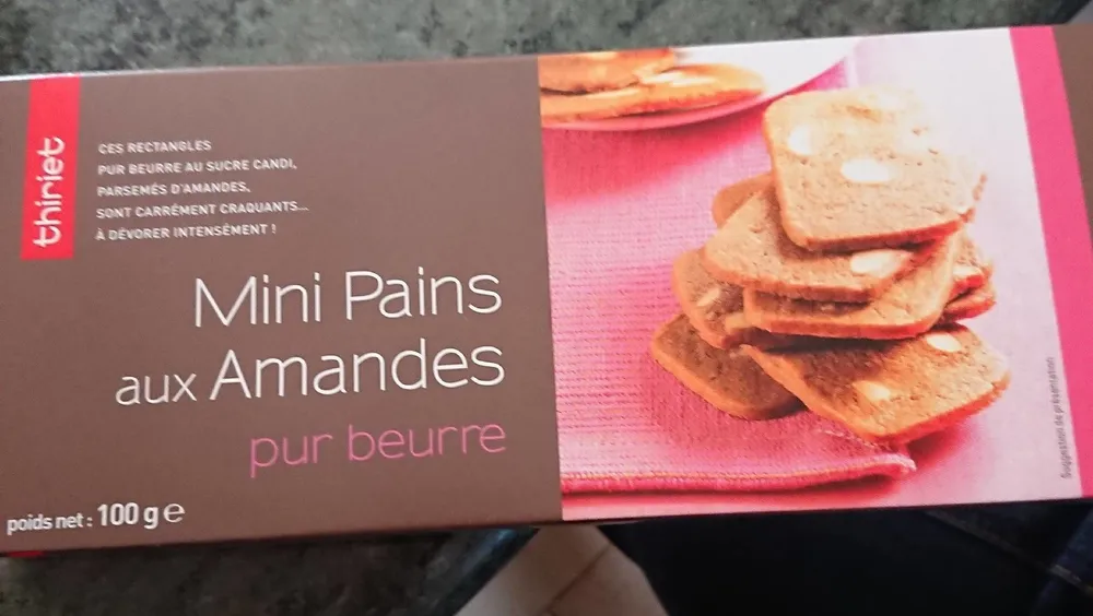 Mini pains aux amandes
