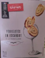 Feuilletés en escargot à la persillade