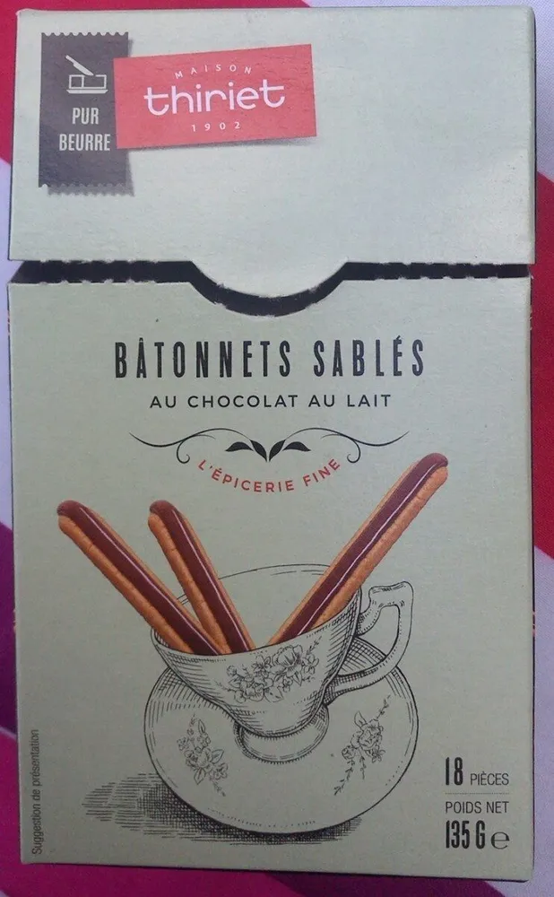Bâtonnets sablés