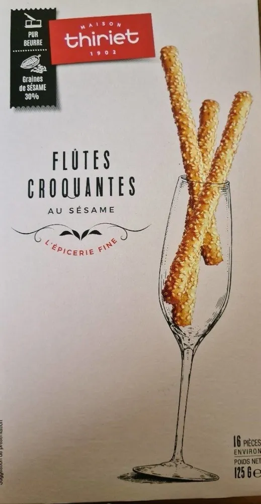 Flûtes croquantes