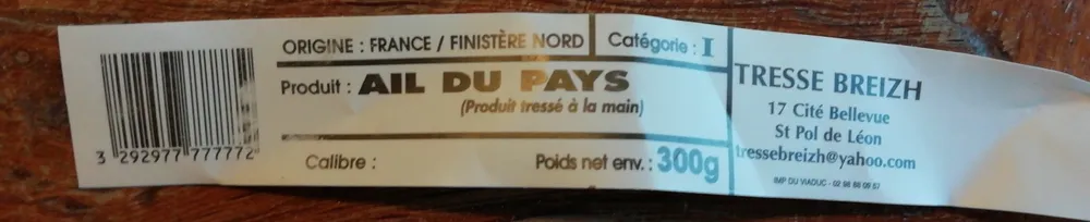 Ail du pays
