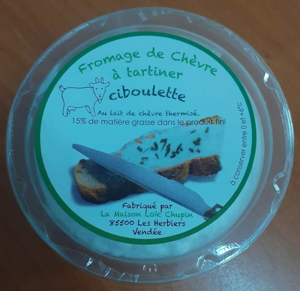 Fromage de Chèvre à Tartiner Ciboulette