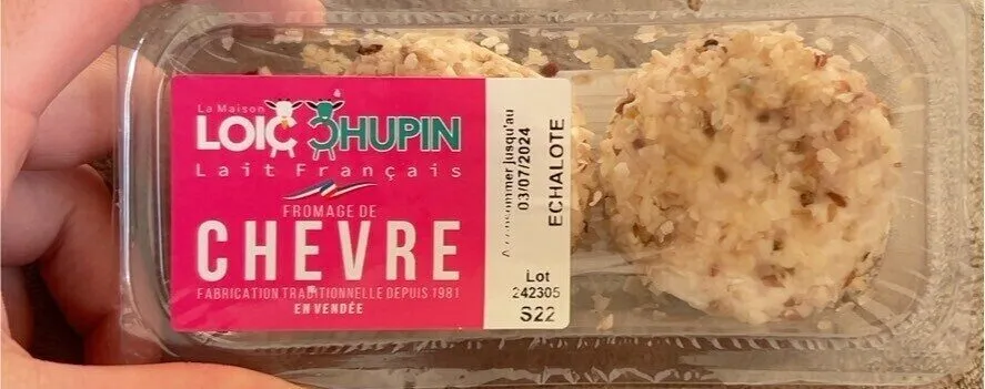 Chevre frais a l’echalotte