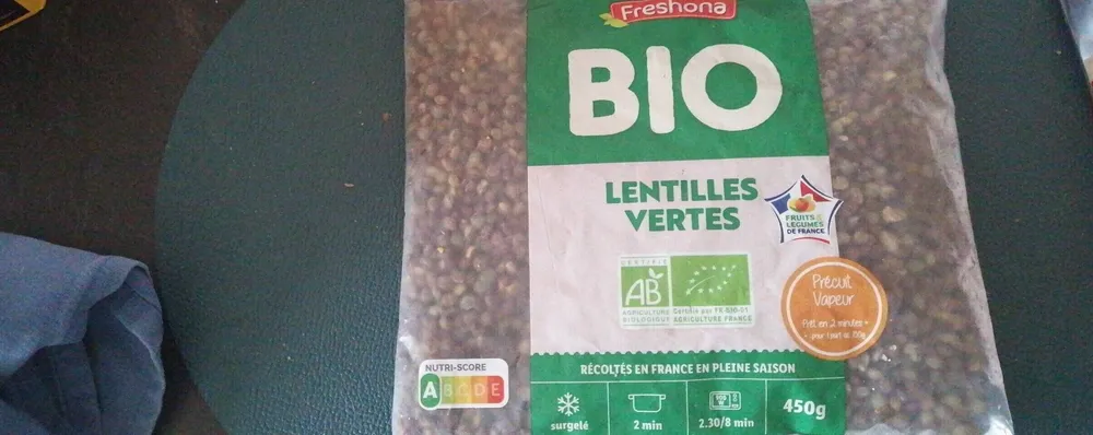 Lentilles vertes bio