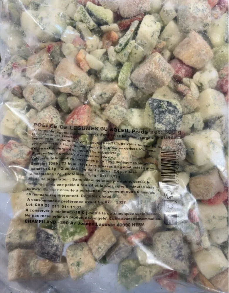 Poelee de Legumes du soleil