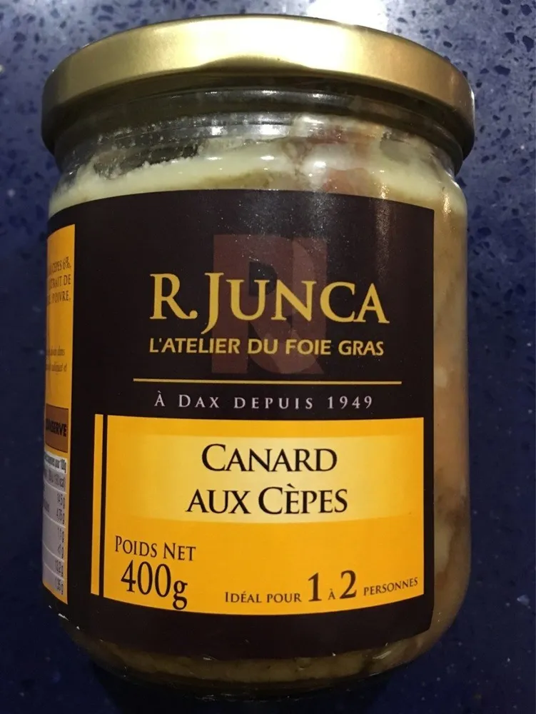 Canard aux cèpes