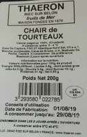 Chair de tourteaux