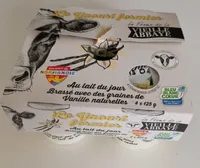 Yaourts fermiers brassés vanille