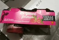 Le yaourt fermier Framboise