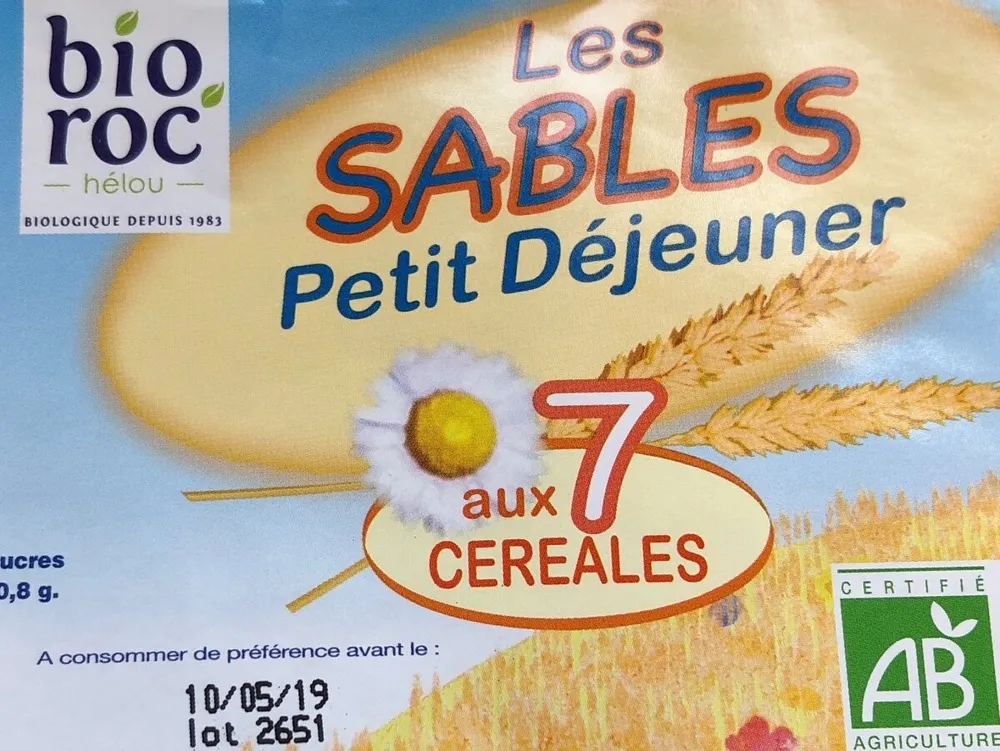 Les sablés petit dejeuner