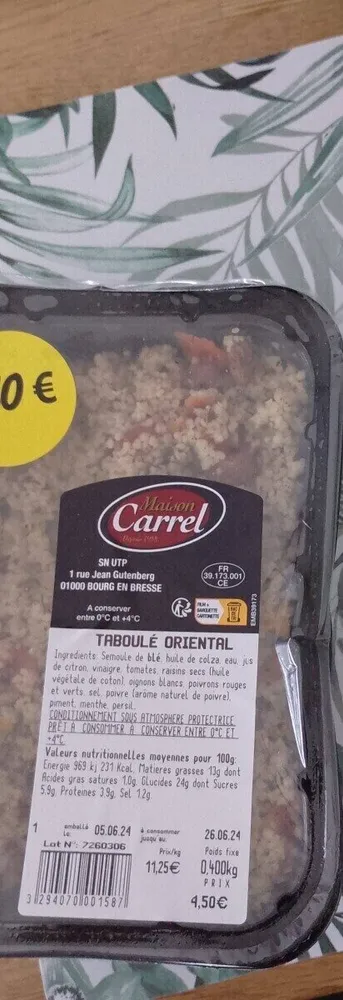 Taboulé oriental