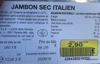 Jambon sec italien