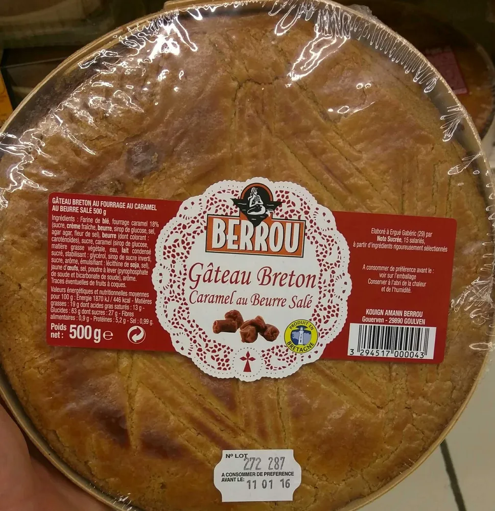 Gâteau breton Caramel au beurre salé