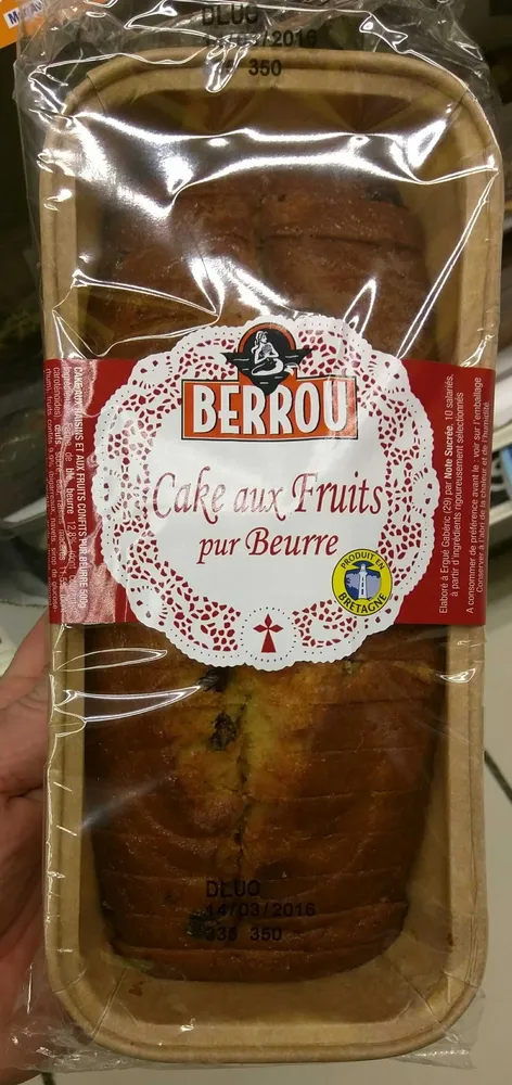 Cake aux fruits pur beurre