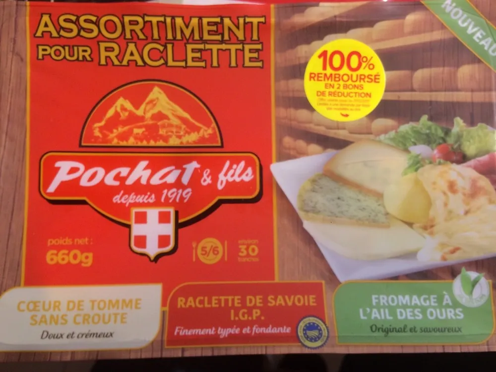 Assortiment pour raclette