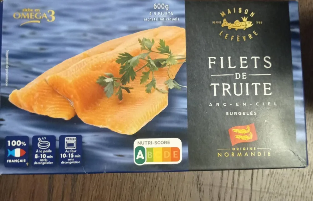 Filets de truite