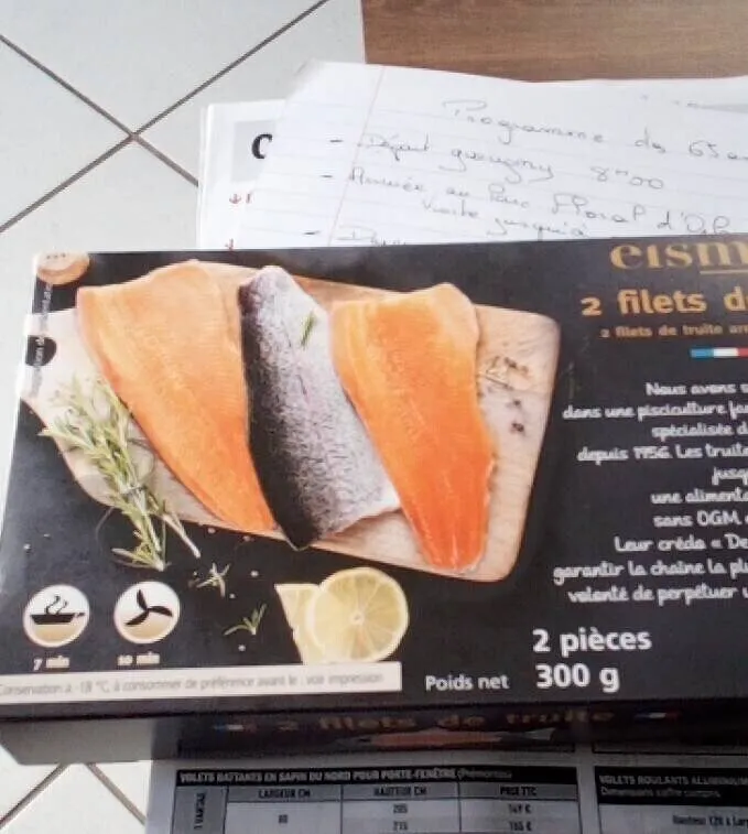 Filets de truite