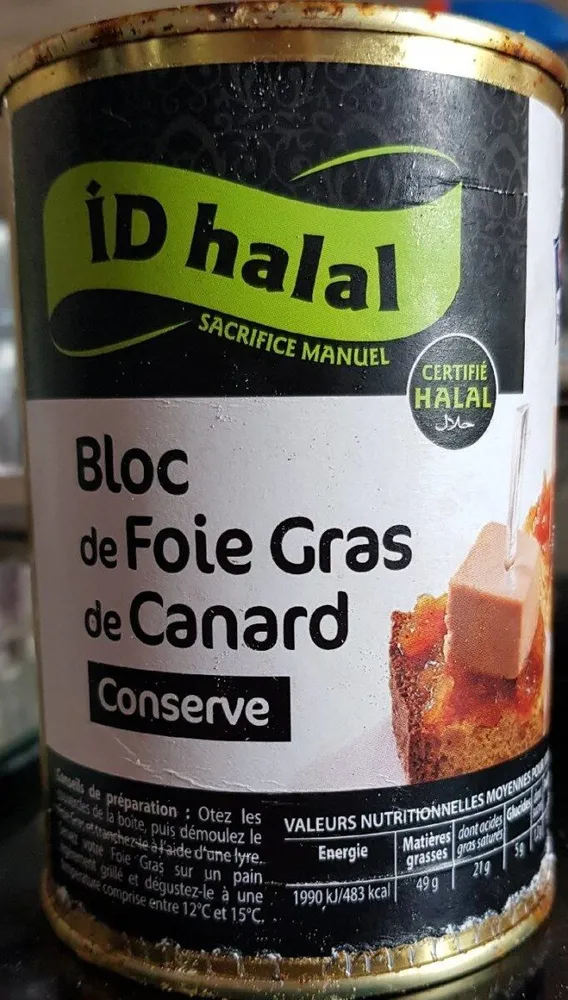 Bloc de foie gras de canard
