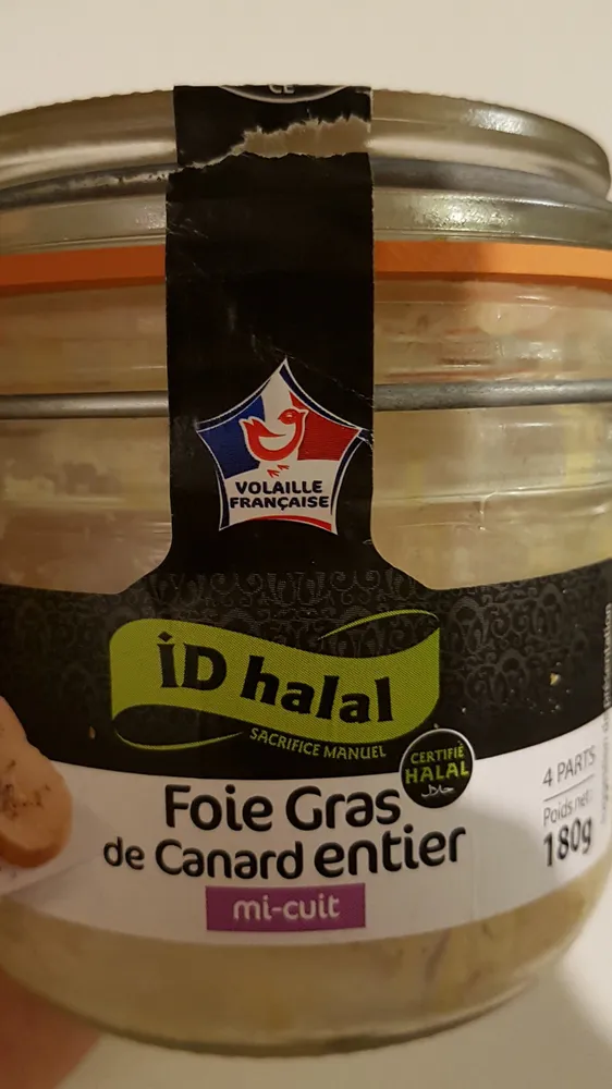 Foie gras de canard entier