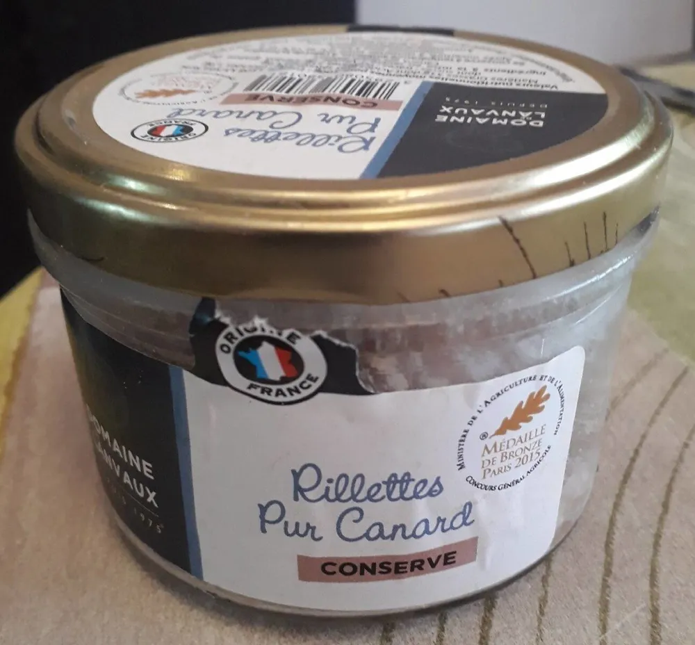 Rillettes pur canard