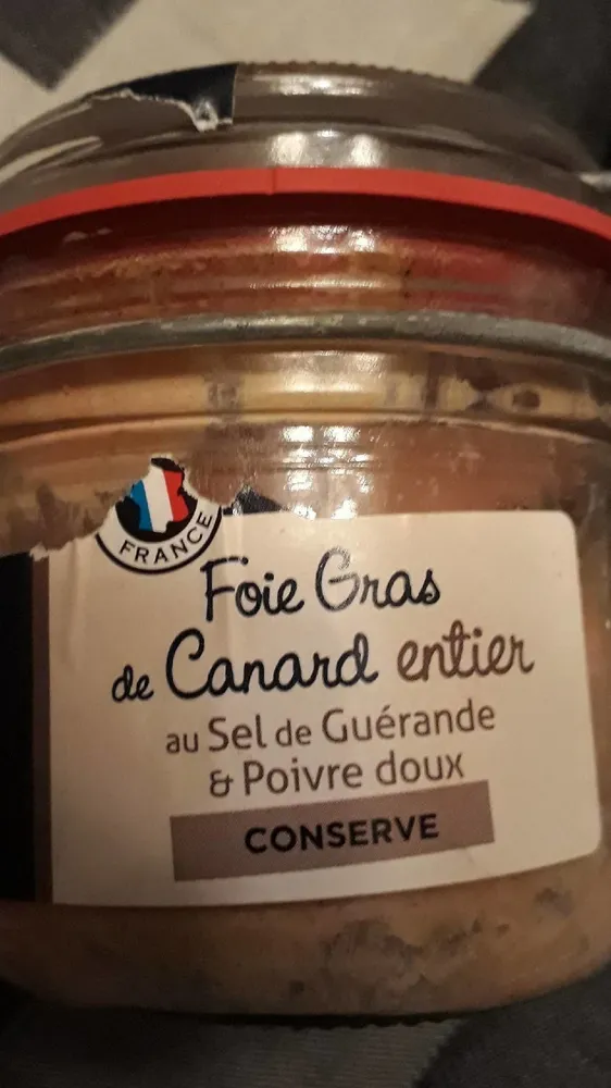 Foie gras de canard entier