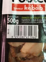 émincés de poulet cuit